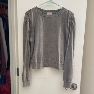 t.la ruched shoulder top | s